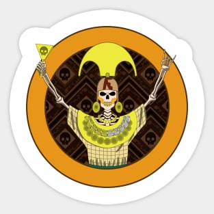 Inca warrior Sticker